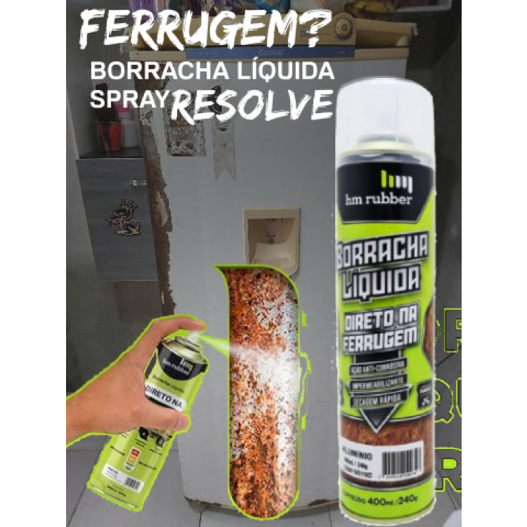 BORRACHA LÍQUIDA 7 EM 1 SPRAY - BRANCO  - Imagem: 3