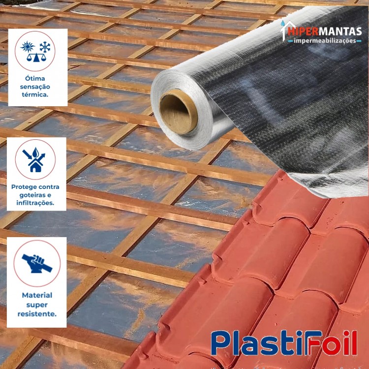 MANTA TÉRMICA ALUMINIZADA 25 M2 Plastifoil - Imagem: 4