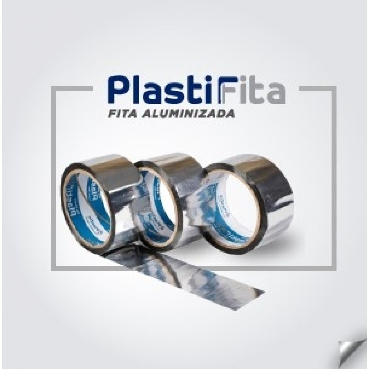  FITA ALUMINIZADA PLASTIFITA 48mm x 50m - Imagem: 4