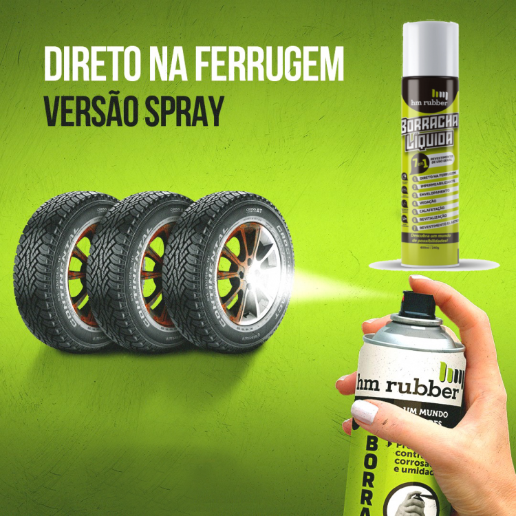 BORRACHA LÍQUIDA 7 EM 1 SPRAY - BRANCO  - Imagem: 7